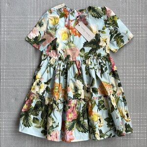 Cara Cara Orange Yellow Puff Sleeve Sundress